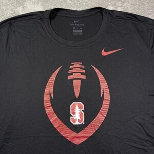 Nike Dri-FIT Stanford Cardinal Football T-Shirt Black XXL‎ Men's Athleisure